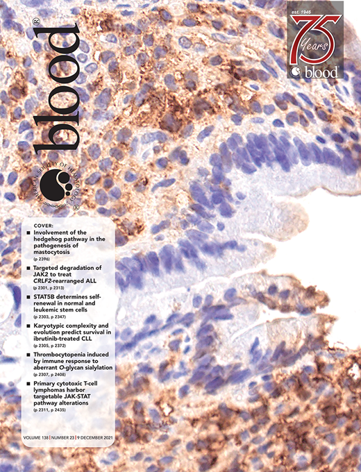 Primary cytotoxic T-cell lymphomas harbor targetable JAK/STAT pathway alterations.
